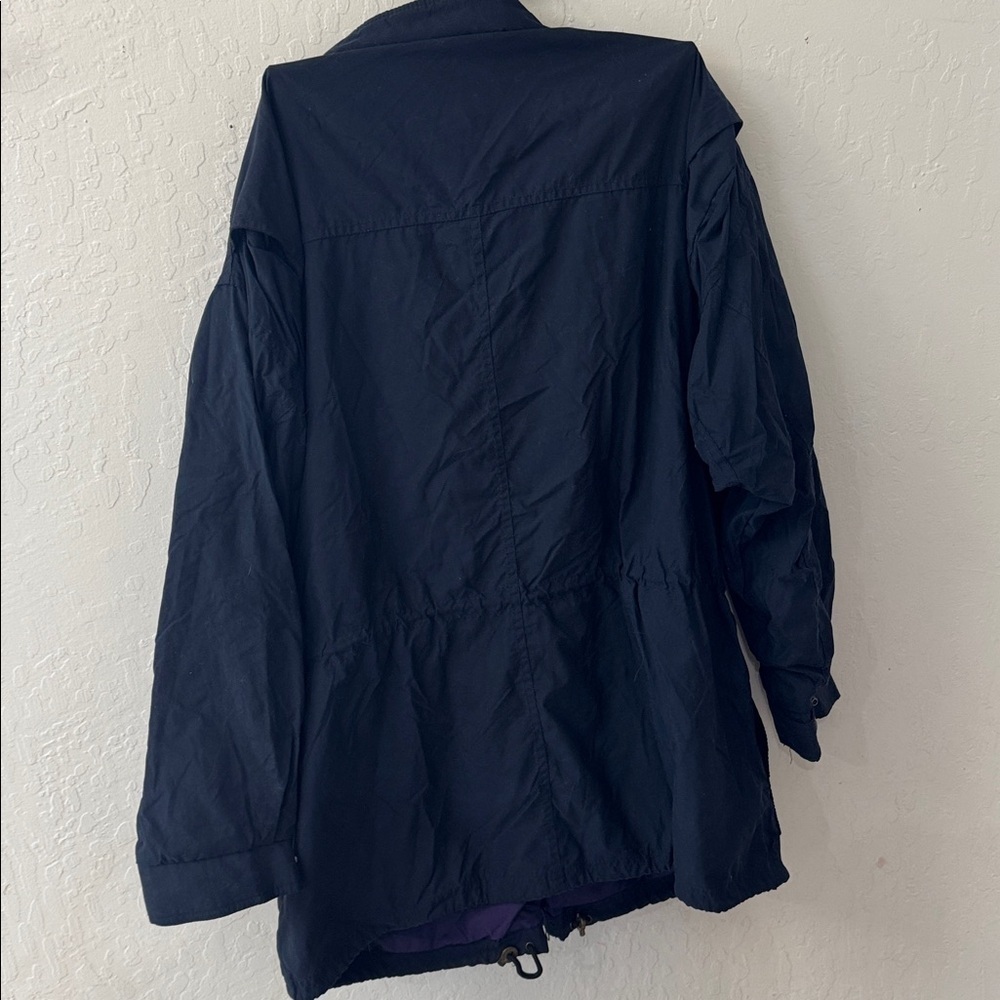 VINTAGE Columbia Jacket Women Medium Blue Ski Snowboard Outdoor Zip Drawstring - Picture 9 of 12